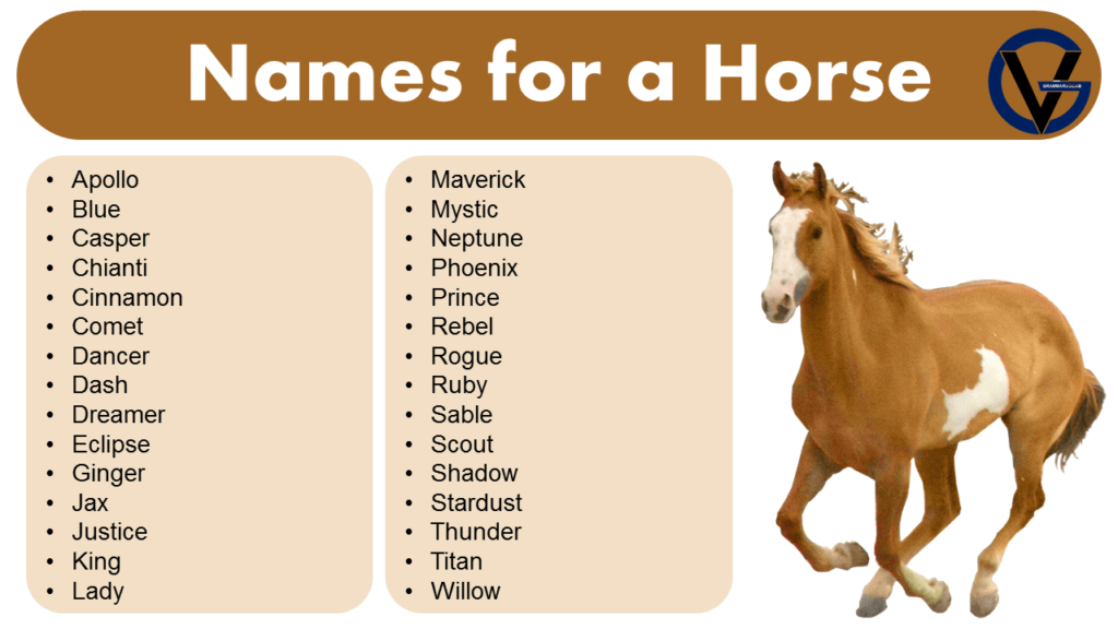 Classic Horse Names